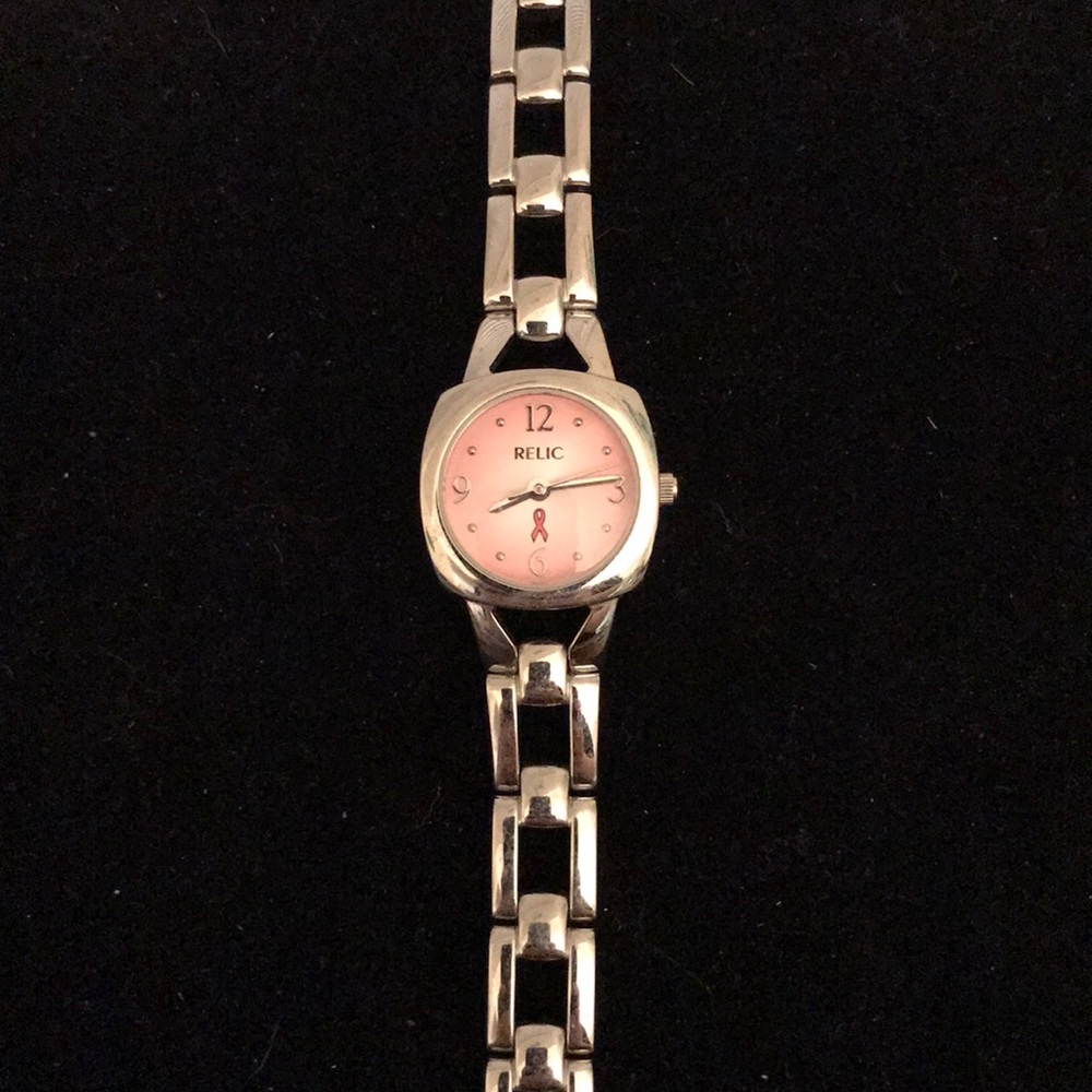 Relic Silver Watch